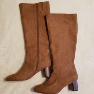 Loft Suede Heel Boot